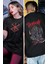 Unisex Sırt Baskılı Özel Tasarım Berserk Tişört, Oversize Anime Baskılı T-Shirt 2