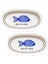 The Mia Fish Oval Servis 2li 17 cm 1