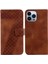 Iphone 14 Için Telefon Kılıfı Pro Max Flip Folio Kapak Kabartmalı Desen Cüzdan (Yurt Dışından) 1