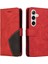 Samsung Galaxy S24 Artı Pu Deri Flip Folio Kılıf Kart Yuvası ile (Yurt Dışından) 5