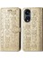 Oppo Oppo 8t 5g Flip Kapak Için Kılıf Karikatür Hayvanlar Kısa Kayış Deri (Yurt Dışından) 2