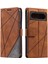 Google Piksel 8 Manyetik Darbeye Kart Tutucu Için Kılıf Kickstand Pu Flip (Yurt Dışından) 5