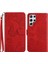 Samsung Galaxy S24 Ultra Çiçekler ve Bilek Kayışı ile Kelebekler Için Kılıf (Yurt Dışından) 1