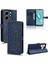 Tecno Spark 20 Manyetik Toka Geometrik Desen Deri Cüzdan Için Kılıf (Yurt Dışından) 4