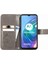 Motorola Moto G10 Dört Yapraklı Yonca Flip Kapak Için Kılıf Kısa Kayış Deri (Yurt Dışından) 4