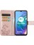 Motorola Moto G10 Dört Yapraklı Yonca Flip Kapak Için Kılıf Kısa Kayış Deri (Yurt Dışından) 2