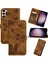 Samsung Galaxy S24 Kart Cep Kabartmalı Kelebek Kedi Flip Folio (Yurt Dışından) 1
