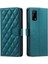 Realme 7 Pro Için Telefon Kılıfı Manyetik El Kayışı Kafes Flip Folio Cüzdan (Yurt Dışından) 1