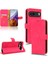 Kart Tutucu Kickstand Deri Folio Flip ile Google Pixel 9 Pro Için Kılıf (Yurt Dışından) 1