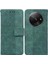 Xiaomi Redmi A3 Premium Pu Deri Flip Case Için Folio Geometrik Kabartmalı (Yurt Dışından) 1