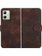 Motorola Moto G54 5g Manyetik Kart Tutucu Geometrik Desen Pu (Yurt Dışından) 1