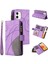 Kart Yuvası Standı Fermuar ile IPhone 12 Mini Kickstand Koruyucu Kılıf (Yurt Dışından) 5