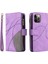 IPhone 12 Için Kılıf Pro Max Iki Renkli Dikiş Dokuz Kart Yuvaları Kickstand (Yurt Dışından) 1