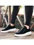 Siyah Cilt Deri, Beyaz Taban Boyu 4.5 Cm, Önden Fermuarlı Sade ve Şık Tasarım Erkek Sneaker 1