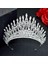 A333-GÜMÜŞ A195 Barok Düğün Kafa Bandı Kristal Gelin Taçlar ve Tiaras Saç Takı Aksesuarları Kadın Taklidi Şapkalar Kraliçe Diadem (Yurt Dışından) 1