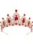 Kırmızı Barok Vintage Kristal Rhinestone Tiaras ve Taçlar Daha Fazla Renk Kraliçe Prenses Diadems Düğün Saç Aksesuarları Kadınlar Takı (Yurt Dışından) 1