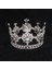 No.12 Boyutu Erkek Kız Için Küçük Metal Taç Bebek Doğum Günü Balo Tiaras Inciler Saç Takı Bebek Kek Süsleri Kafa Aksesuarları (Yurt Dışından) 1