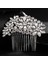 HS-J4749-GÜMÜŞ Qyy Moda Kristal Düğün Saç Aksesuarları Tokalar Gelin Saç Takı Taklidi Kadın Saç Dudaklar Headpieces (Yurt Dışından) 4