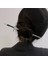Gümüş Çin Punk Kılıç Şekilli Saç Sopa Gotik Firkete Moda Basit Modern Headdress Kafanın Arkası Pan Diy Saç Süsleme (Yurt Dışından) 2