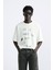 Bisiklet Yaka This Is Based On Real Life Story Baskılı Oversize Beyaz Erkek T-Shirt 1