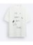 Bisiklet Yaka This Is Based On Real Life Story Baskılı Oversize Beyaz Erkek T-Shirt 3