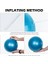 Mor Tarzı 25CM Spor Yoga Topları Bola Pilates Fitness Salonu Denge Fitball Egzersiz Pilates Egzersiz Masaj Topu (Yurt Dışından) 4