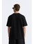 Bisiklet Yaka This Is Based On Real Life Story Baskılı Oversize Siyah Erkek T-Shirt 2
