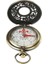 Vintage Bronz Pusula Cebi Tasarım Açık Yürüyüş Navigasyon Çocuk Hediye Retro Metal Taşınabilir Pusula (Yurt Dışından) 3