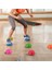 Sarı Stil Dikenli Yoga Yarım Top Ayak Masaj Topları 16CM Pvc Kirpi Yarımküre Fiziksel Pilates Fitness Egzersiz Denge Becerileri Eğitimi (Yurt Dışından) 3