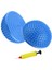 Sarı Stil Dikenli Yoga Yarım Top Ayak Masaj Topları 16CM Pvc Kirpi Yarımküre Fiziksel Pilates Fitness Egzersiz Denge Becerileri Eğitimi (Yurt Dışından) 4