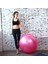Pembe Stil Spor Yoga Topları Pilates Fitness Topu Spor Salonu Dengesi Fit Topu Egzersiz Pilates Egzersizi Pompalı Masaj Topu (Yurt Dışından) 2