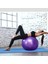 Pembe Stil Spor Yoga Topları Pilates Fitness Topu Spor Salonu Dengesi Fit Topu Egzersiz Pilates Egzersizi Pompalı Masaj Topu (Yurt Dışından) 3