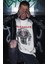 Unisex Iron Maiden V2 Tişört, Oversize Rock Metal Baskılı T-Shirt 2