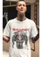 Unisex Iron Maiden V2 Tişört, Oversize Rock Metal Baskılı T-Shirt 4