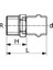 Paslanmaz Dişli Nipel (15X3/8"X1,5 Mm) Defender 2