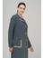 Erkek Yaka Torba Cepli Apolet ve Garni Detaylı Astarlı Pardesü HAKİ 6577 5