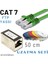 50 cm Cat7 Kablo Yassı Ftp Ethernet Network Lan Ağ Kablo ve Ekleyici 1
