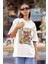 Spider-Cat Yazılı Tişört, Oversize Marvel Karakter Baskılı T-Shirt 1