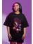 Kokushibo Baskılı Tişört, Oversize Demon Slayer Baskılı Anime T-Shirt 2