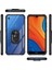 Huawei Y6S 2019 Kılıf Silikon Kenarlı Yüzüklü Manyetik Mola Telefon Kılıfı 2