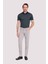 Erkek Gri Slim Fit Üst Cep Kanvas Pantolon 1