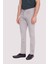 Erkek Gri Slim Fit Üst Cep Kanvas Pantolon 3