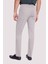 Erkek Gri Slim Fit Üst Cep Kanvas Pantolon 4