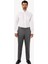 Erkek Gri Yünlü Klasik Kumaş Pantolon 5