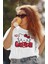 Oversize Love Hello Kitty Tişört, Sevimli Kırmızı Hk Baskılı Kadın T-Shirt 1