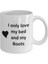 Boots Lover Kupa - Kedi Köpek Kuş Evcil Hayvan Adı - Love My Boots Adı Kahve - Ingilizce Kupa 2
