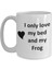 Komik Kurbağa Sevgilisi Kupa - Pet - Love My Frog Kahve Fincanı- Ingilizce Kupa Bardak 3