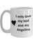 Angelina Lover Kupa - Kedi Köpek Kuş Evcil Hayvan Adı - Love My Angelina Adı Ingilizce Kupa 3