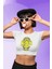 Pikachu Yazılı Crop Top, Pokemon Baskılı Siyah Crop Bluz 1