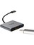 BX13HB 3in1 Type-C 4K@30Hz HDMI, PD Şarj, USB 3.0, iPad Pro, Macbook/Windows Uyumlu Çoklayıcı Adaptör 3